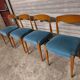 Vintage Scandinavian teak chairs 1960