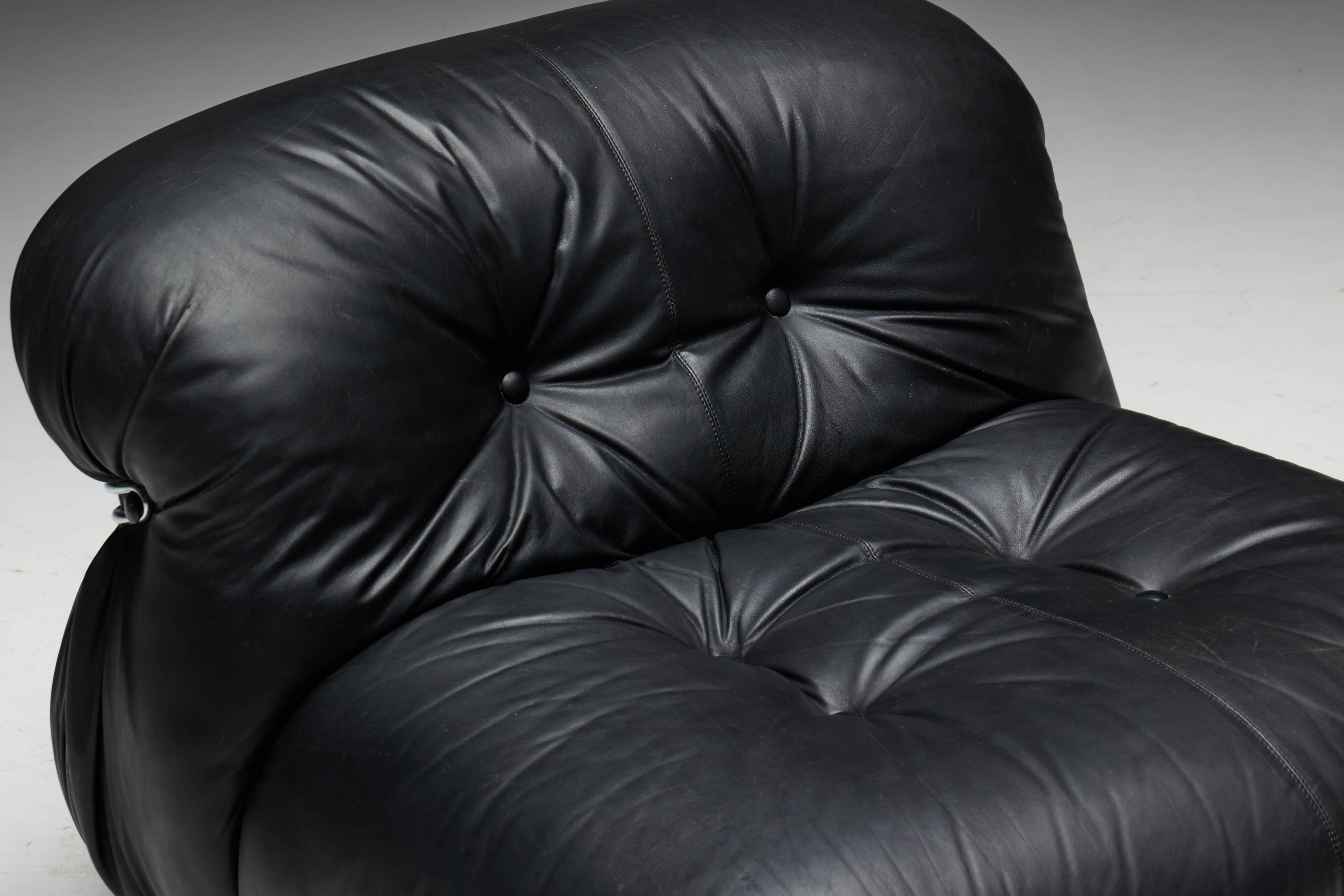 Soriana Lounge Chairs by Afra & Tobia Scarpa for Cassina, Italy, 1970s