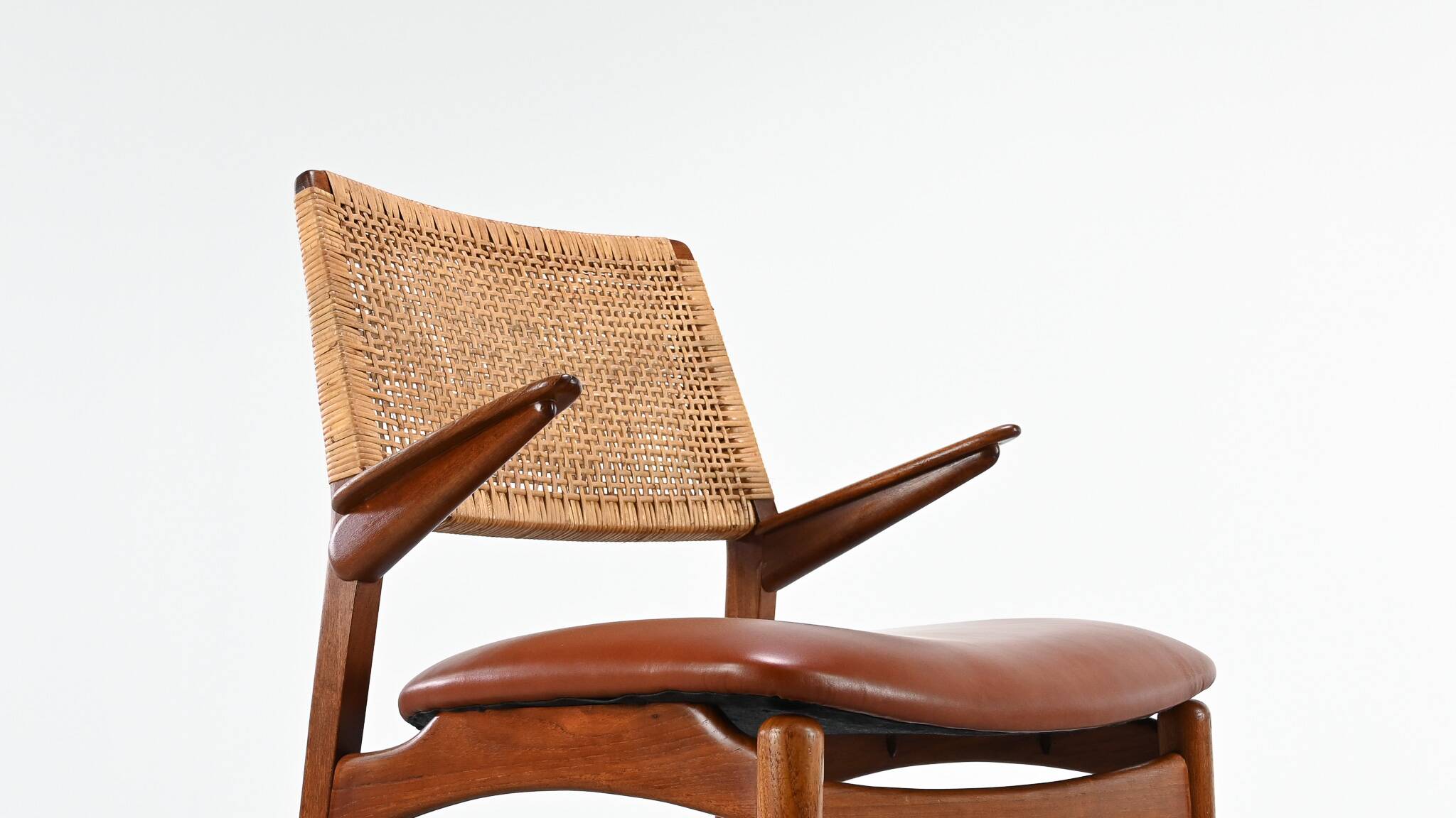 E. Knudsen, armchair model 48 for Jensen & Lykkegaard. Denmark, circa 1950.