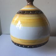 Danish 1960s Glazed Stoneware Pendant Lamp