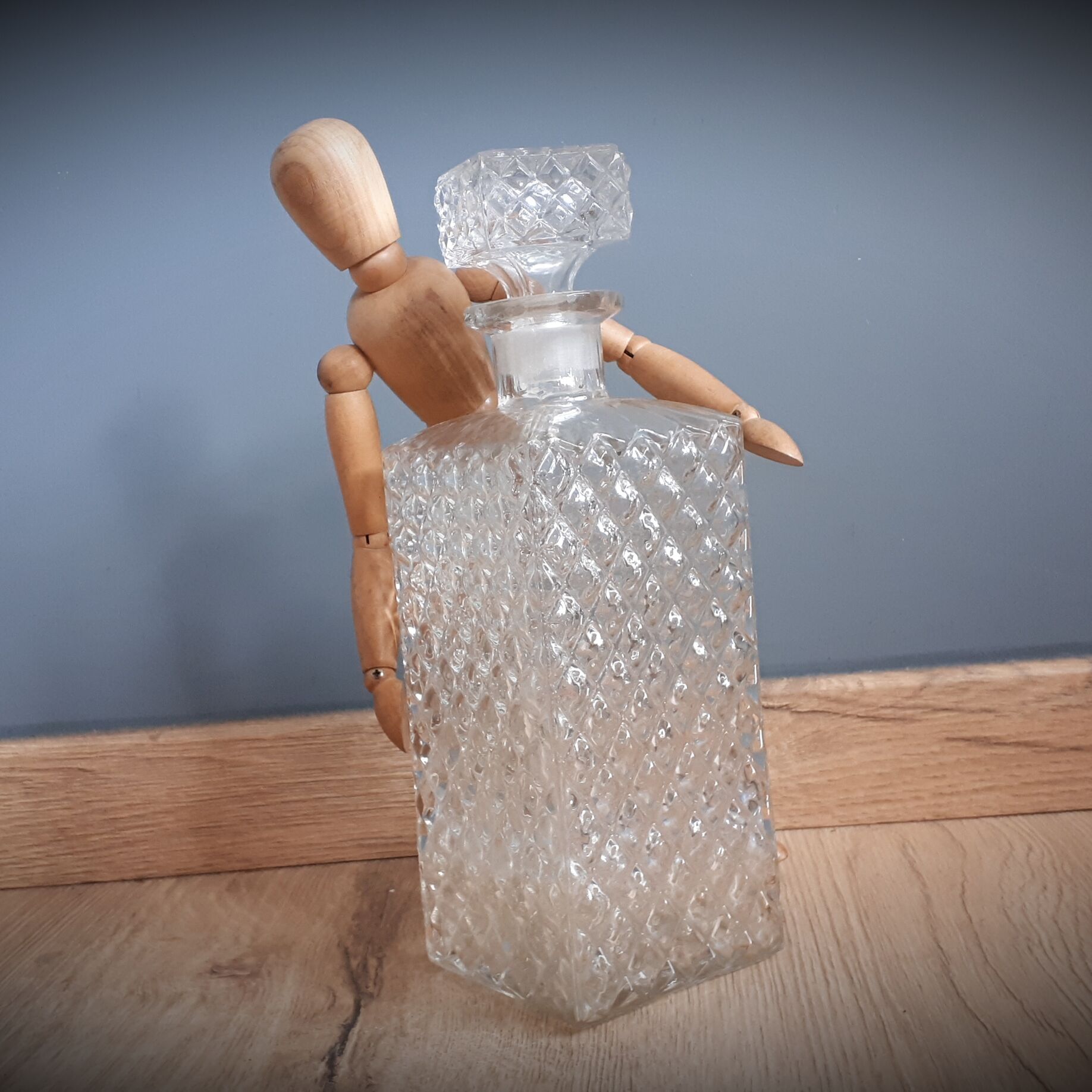 Ancient whisky carafe