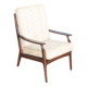 Fauteuil relax vintage en bois de style scandinave, 1950