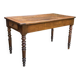 Old kitchen table with chopping board