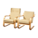 Armchairs model 401& 402 by Alvar Aalto for Artek 1940