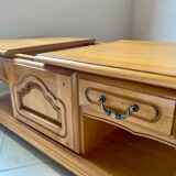 Solid oak coffee table