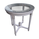 Louis XVI-style gueridon lay white