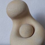 Modern sculpture representing motherhood
