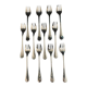 12 Christofle oyster forks silver metal Japanese model