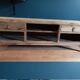 Furniture with drawers on solid wood air-gummed desk