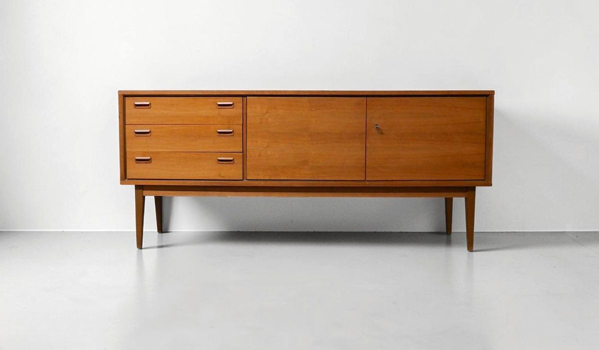 Scandinavian teak sideboard - Vintage 1960s 1970s