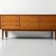 Scandinavian teak sideboard - Vintage 1960s 1970s