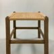 Art and crafts wood and rope stool