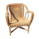 60' vintage children's rattan chair