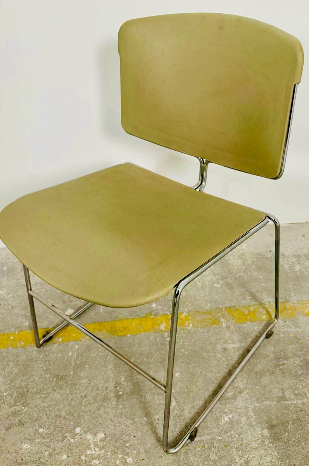 Set of 12 Max Stacker stackable chairs, 1970