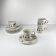 Set de 4 tasses a café, thé de Noël, 1980