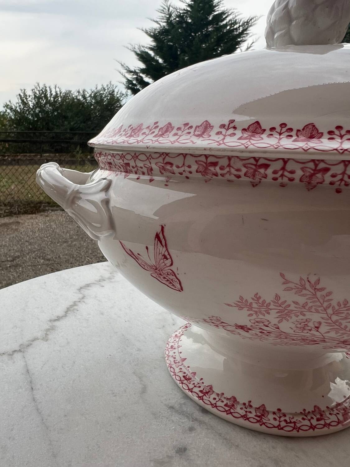 Soupière terre de fer moisson Onnaing