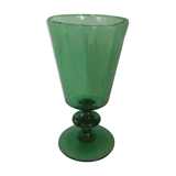 Puffed glass standing vase