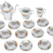 Vintage coffee service in porcelain by Epiag Czechoslovakia