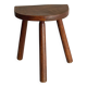 Tabouret tripode bois verni ancien