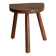Tabouret tripode bois verni ancien