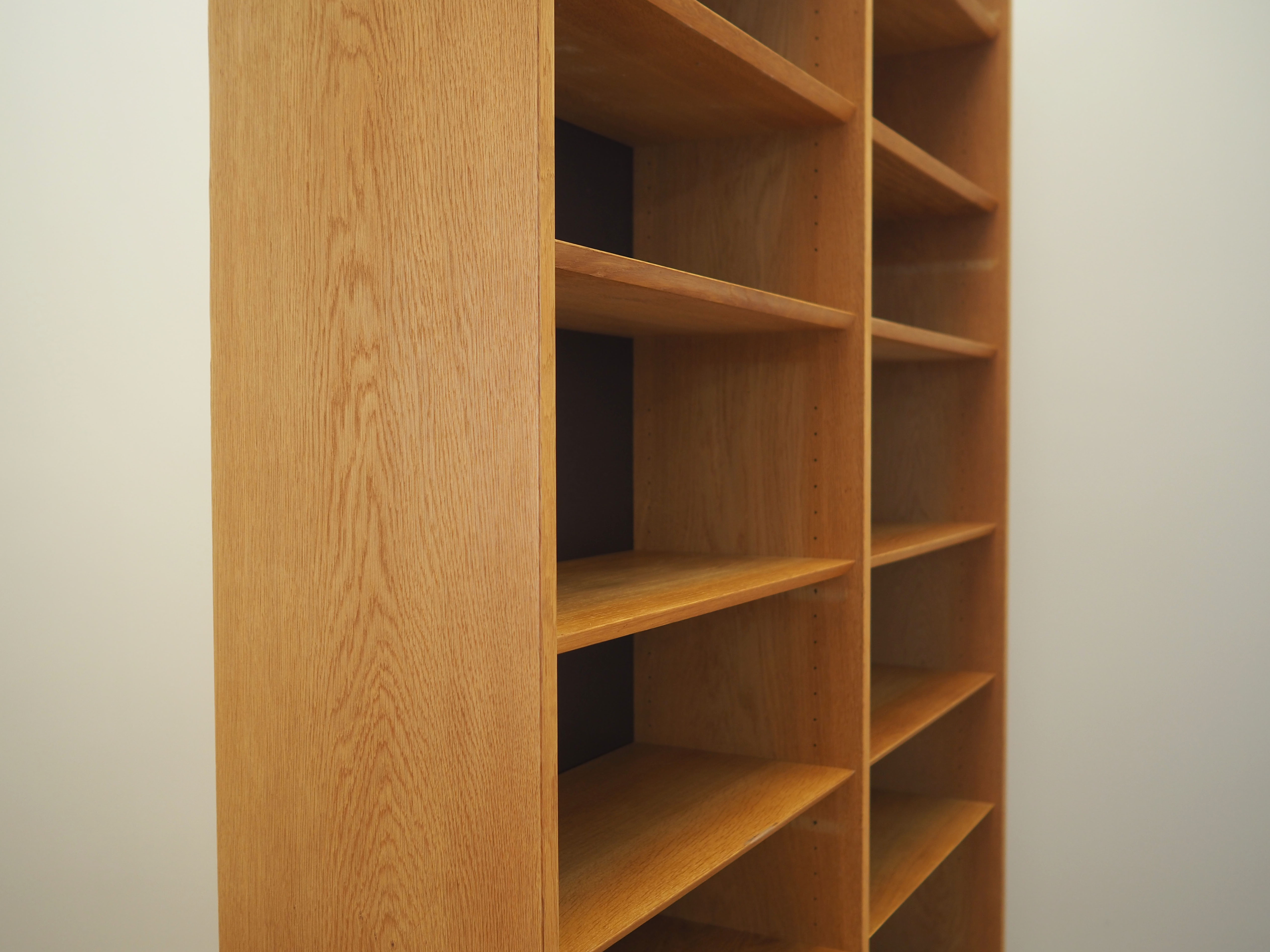 Ash bookcase, Danish design, 1970s, production: Hundevad