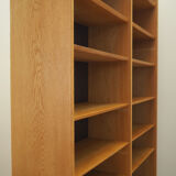 Ash bookcase, Danish design, 1970s, production: Hundevad