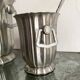 Champagne bucket set and stainless steel ice bucket Jean COUZON
