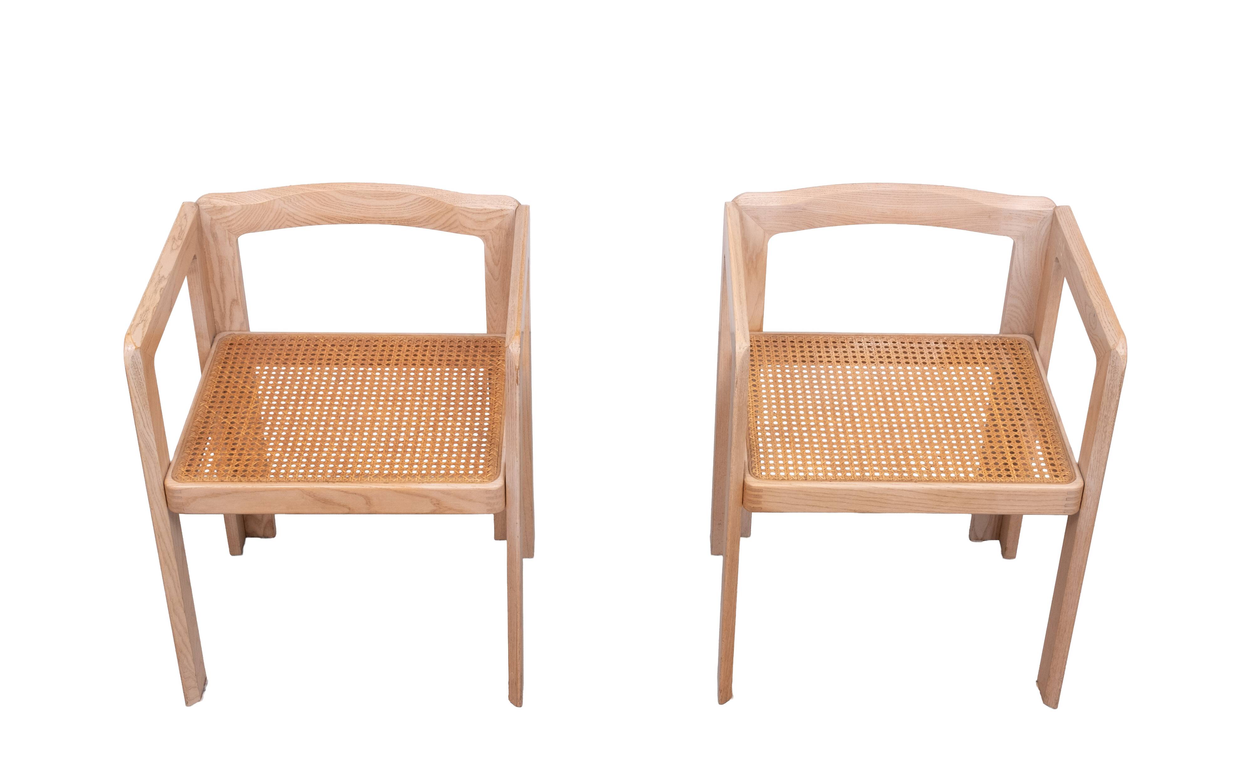 Derk Jan de Vries "Samara" Arm Chairs for Maisa Di Seveso Milano