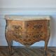 Two-drawer sautéuse in Louis XV style, stamped Skalski.