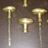 Set of brass door handles "Olive Type"