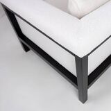 Jules Wabbes attr. Armchair "Livourne-Series 800 Luxe" by Bullo 2010 - New White Boucle Fabric