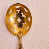 Covered with sweet treats, 4 pieces, silver-plated and vermeil.