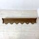 Vintage 1950's wall mounted kitchen shelf splashback
