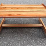 Solid pine coffee table 1980