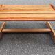 Table basse pin massif 1980