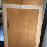 Mirror with wooden frame