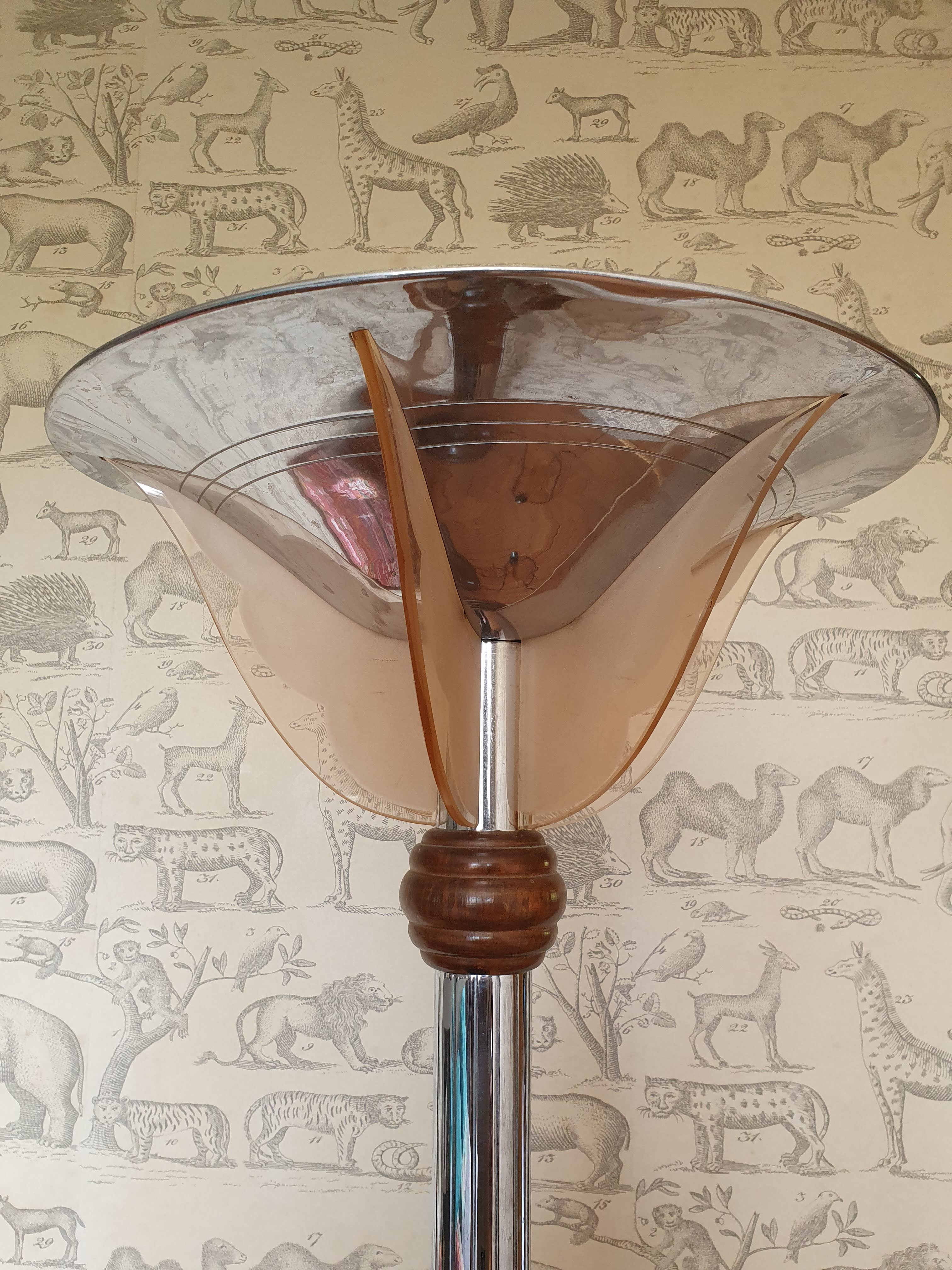 Art Deco floor lamp house Henri Petitot