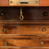 Small secretary English donkey back office Madame 3 drawers