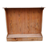 Étagère murale ancienne en bois