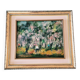 Tableau Huile sur Bois "Primavera" par Guido Bertuzzi - École Milanaise (19