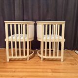 Pair of armchairs designed by Josef Hoffmann for Cabaret Fledermaus, Austri