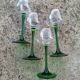 Retro Alsatian glasses x4