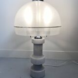 Vintage Marblarte Lamp Turned Marble Base – Chrome Dome