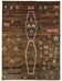 Hand-Knotted Tribal Unique 145 cm x 200 cm Brown Wool Carpet