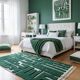 Green RUG, Beni Ourain Moroccan Rug 250/150cm