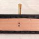 Wall-mounted coat rack in brass, 1950s-60s