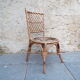 Chaise en rotin