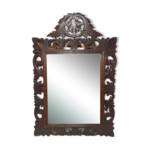 Miroir en bois sculpté style baroque