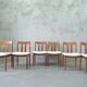 Mid-century teak dining chairs from Vamdrup stolfabrik, 1960s, set of 6