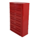 Red cabinet model “4964” by Olaf Von Bohr for Kartell, 1970